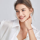 Bransoletka Tenisowa | Białe Złoto