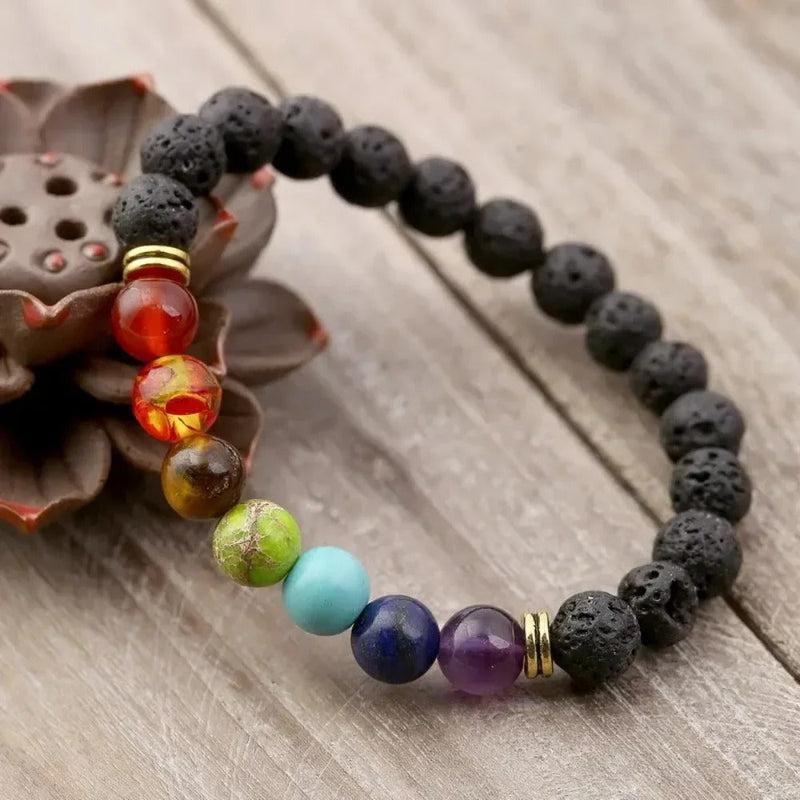 Chakra Retro Bransoletka z Lawą
