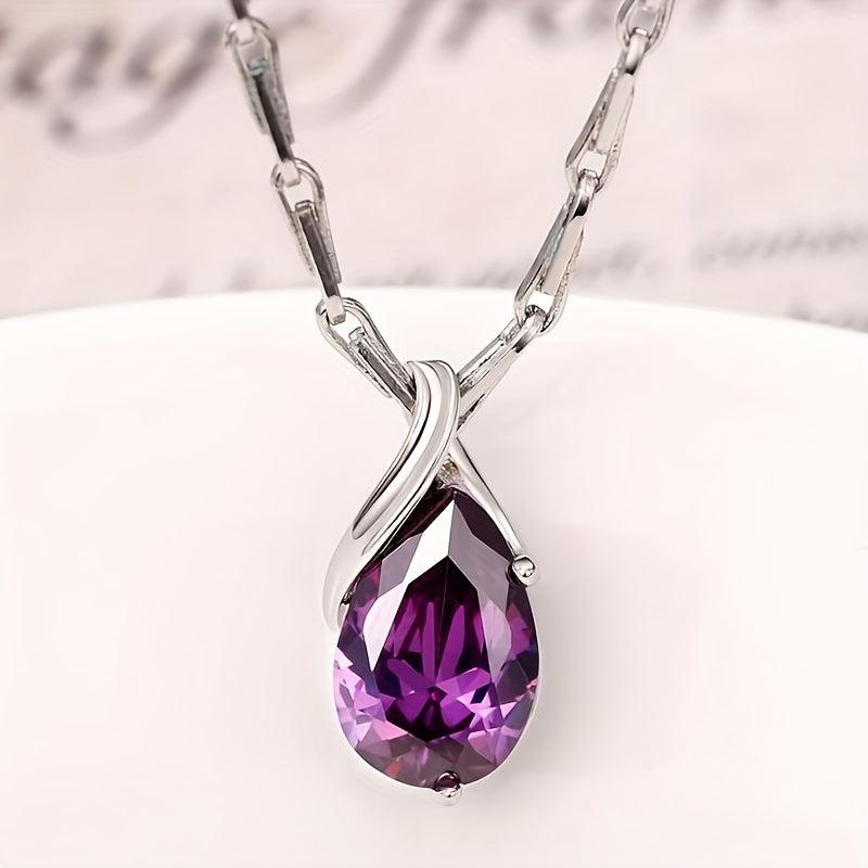Collier « Verena » med Ametyst