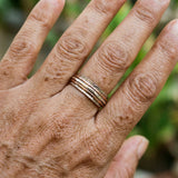 Kl klassisk retro ring