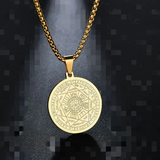 Naszyjnik med medaljon Triton Engel Seks Stjerner