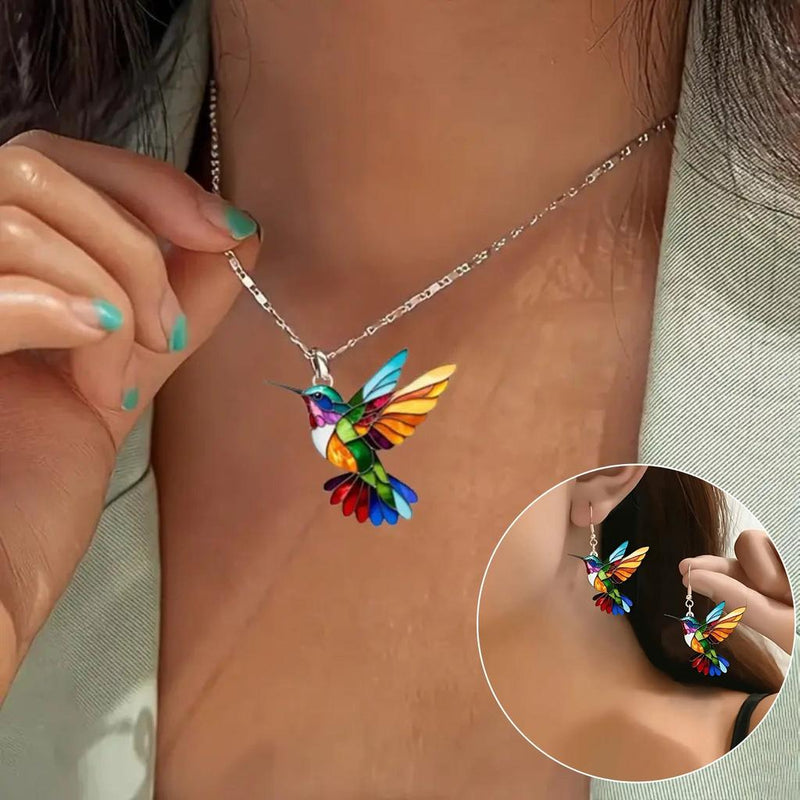 Piękny Naszyjnik z Jaskółką i Kolczykami w Prezencie – Oferta na Ograniczony Czas