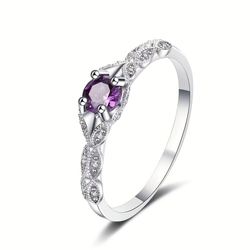 Ring Brigitte med Ametyst